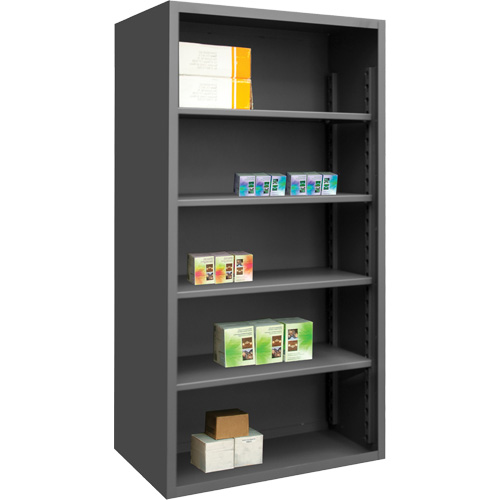 &eacute;tag&egrave;re robuste, Acier, Boulonn&eacute;, Capacit&eacute; 850 lb, 48" la x 72" h x 18" p Trail Hammer and Bolt