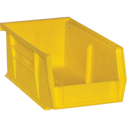 Hook-On Bins, 4" W x 3" H x 7" D, Yellow, 10 lbs. Capacity Trail Hammer and Bolt