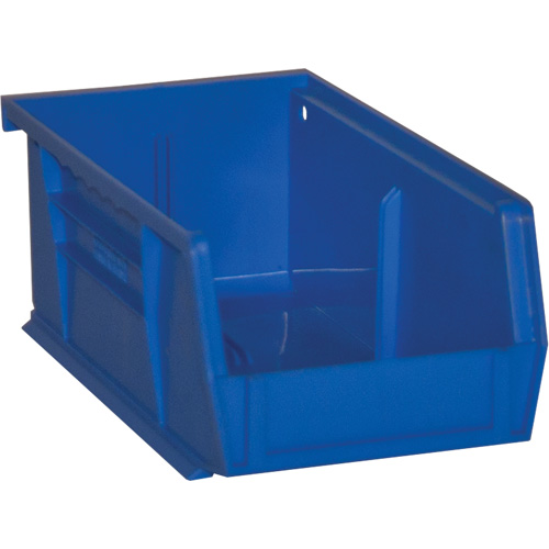 Hook-On Bins, 4" W x 3" H x 7" D, Blue, 10 lbs. Capacity Trail Hammer and Bolt