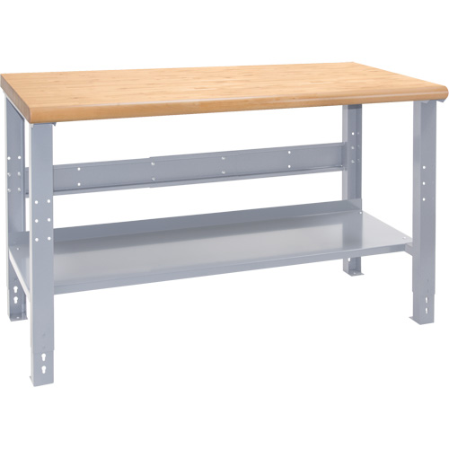 Industrial Duty Workbench, 1000 lbs. Cap., 60" W x 36" D, 34" H Trail Hammer and Bolt