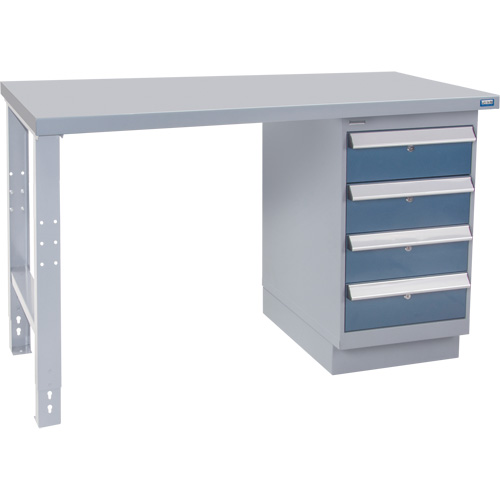 Industrial Duty Workbench, 36" W x 72" D x 34" H, 1000 lbs. Capacity Trail Hammer and Bolt