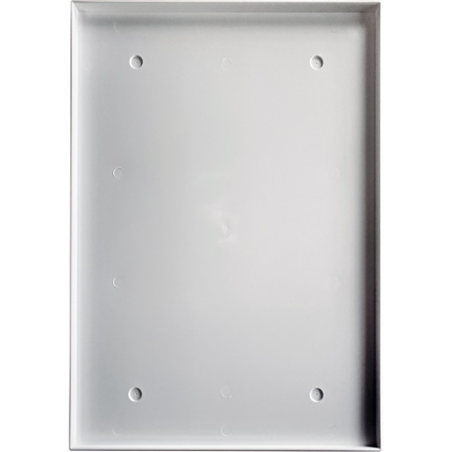 Fond de casier, Convient aux casiers 12" x 18", Blanc, Plastique Trail Hammer and Bolt