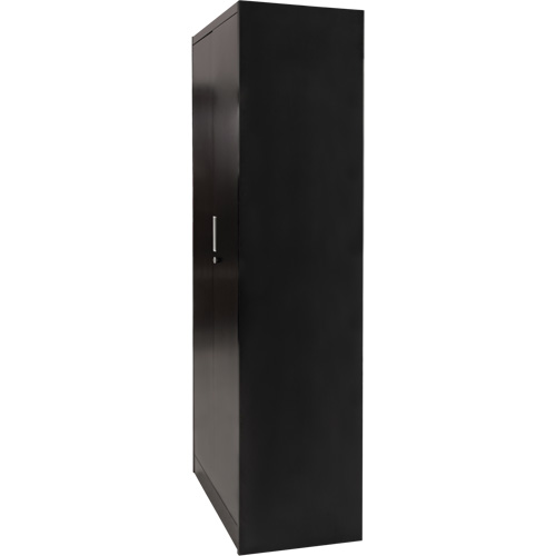 Armoire de rangement combin&eacute;e, 36" la x 18" p x 72" h, Noir Trail Hammer and Bolt