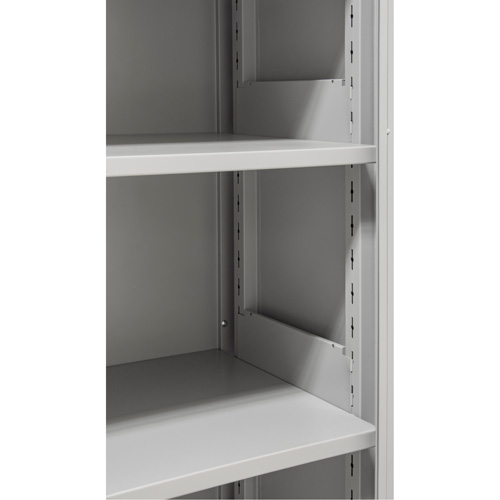 Armoires de rangement Hi-Boy, Acier, 4 Tablettes, 72" h x 36" la x 18" P, Gris Trail Hammer and Bolt