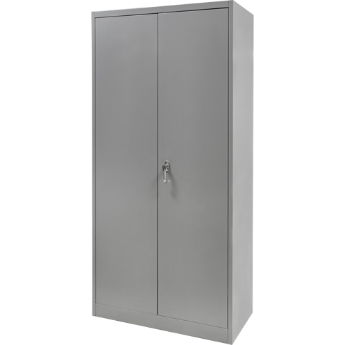 Armoire garde-robe, Acier, 36" la x 18" p x 72" h, Gris Trail Hammer and Bolt
