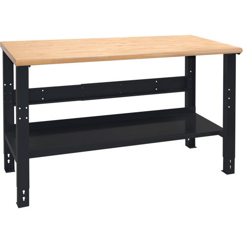 Industrial Modular Workbench, 1000 lbs. Cap., 60" W x 24" D Trail Hammer and Bolt