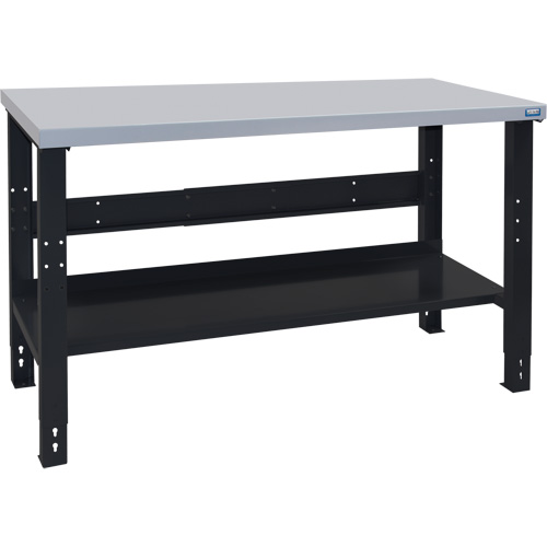 Industrial Duty Workbench, 60" W x 36" D x 34" H, 1000 lbs. Capacity Trail Hammer and Bolt