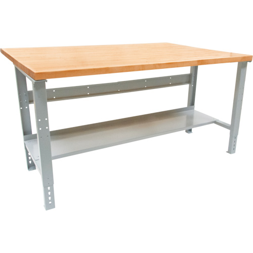 Industrial Modular Workbench, 1000 lbs. Cap., 72" W x 48" D Trail Hammer and Bolt