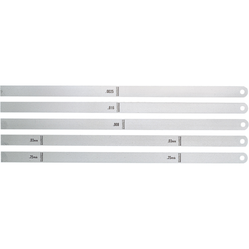 Thickness Gauges or "Feeler" Stock Trail Hammer and Bolt