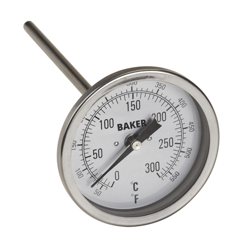 Thermom&egrave;tres bilames, Contact, Analogique, 50-550°F (0-260°C) Trail Hammer and Bolt