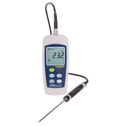 Thermom&egrave;tre RTD avec certificat de calibration, Contact, Num&eacute;rique, -148-572°F (-100-300°C) Trail Hammer and Bolt