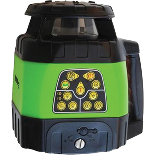 Green Beam Self-Leveling Horizontal & Vertical Rotary Laser, 400' (120 m), 532 Nm Trail Hammer and Bolt