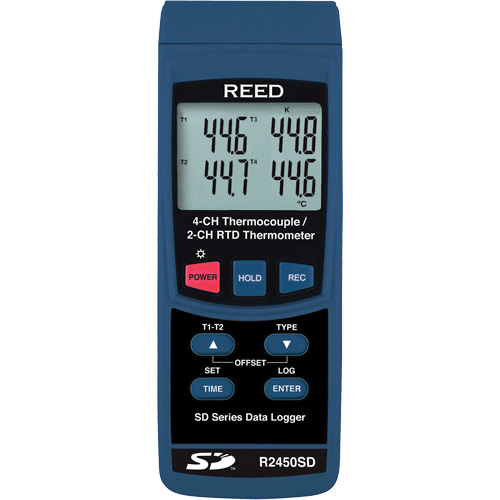 Data Logging Thermocouple Thermometer Trail Hammer and Bolt