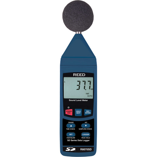 Sound Level Meter, 30 - 130 dB Measuring Range Trail Hammer and Bolt