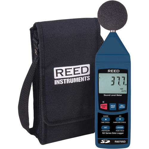 Sound Level Meter, 30 - 130 dB Measuring Range Trail Hammer and Bolt