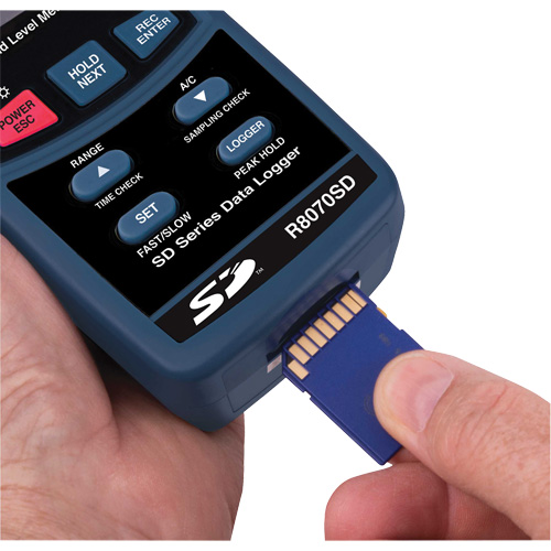 Sound Level Meter, 30 - 130 dB Measuring Range Trail Hammer and Bolt