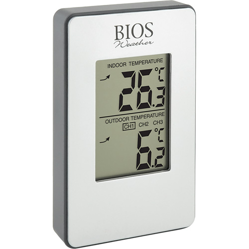 Indoor/Outdoor Wireless Thermometer, Non-Contact, Analogue, 31-158°F (-35-70°C) Trail Hammer and Bolt