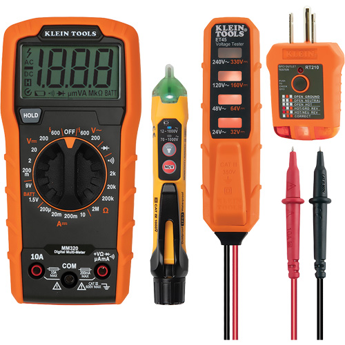 Digital Multimeter Electrical Test Kit Trail Hammer and Bolt