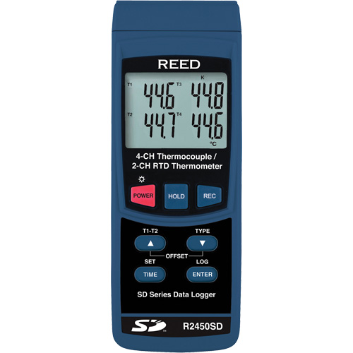 Thermom&egrave;tre &agrave; thermocouple pour enregistreur de donn&eacute;es avec certificat de calibration Trail Hammer and Bolt
