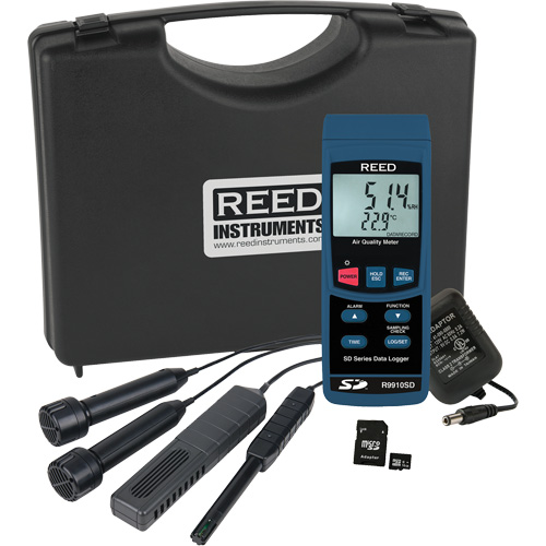 Trousse d'analyseur de la qualit&eacute; de l'air int&eacute;rieur avec enregistrement de donn&eacute;es Trail Hammer and Bolt