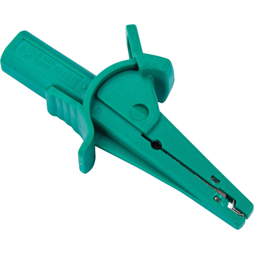Pince crocodile verte pour le v&eacute;rificateur disolement haute tension R5002 Trail Hammer and Bolt