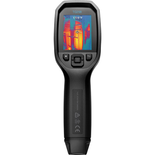 Cam&eacute;ra thermique infrarouge haute temp&eacute;rature 30:1 TG298 &agrave; vis&eacute;e ponctuelle avec laser en pointe, 320 x 240 pixels, -25° - 1080°C (-130° - 1976°F), <70 mK Trail Hammer and Bolt