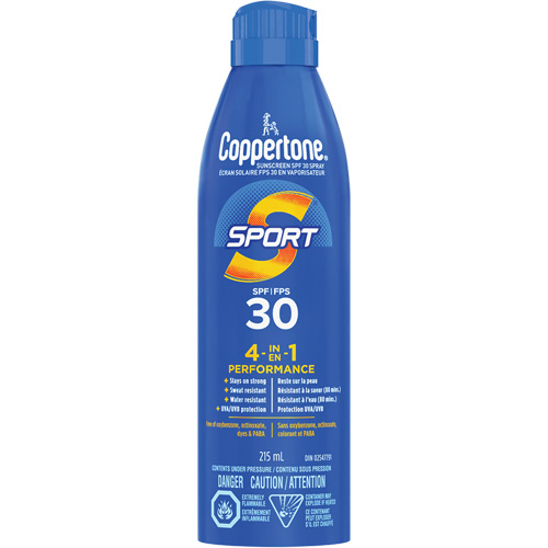 &eacute;cran solaire r&eacute;sistant &agrave; l'eau Sport, FPS 30, A&eacute;rosol Trail Hammer and Bolt