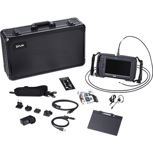High-Performance Videoscope Kit with Dual HD Camera & Long Camera Probe, 1280" L x 720" W Display, 1024 x 600 pixels, 4.9 mm (0.19") Camera Head Trail Hammer and Bolt