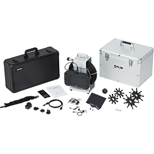 Ensemble de vid&eacute;oscope haute performance avec sonde cam&eacute;ra et bobine de plomberie Trail Hammer and Bolt