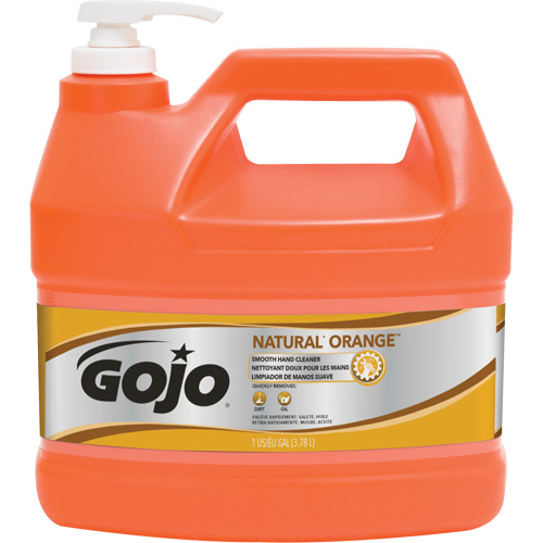 Natural Orange Hand Cleaner, Cream, 3.78 L, Jug, Citrus/Orange Trail Hammer and Bolt