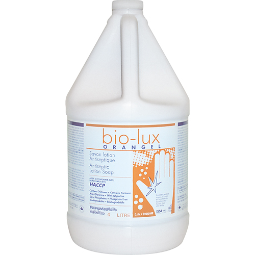 Savon liquide antimicrobien Orangel Bio-Lux , Liquide, 4 L, Parfum&eacute; Trail Hammer and Bolt