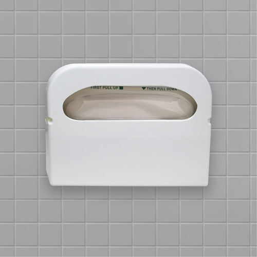 Health Gards&reg; Half-Fold Toilet Seat Cover Dispenser Trail Hammer and Bolt