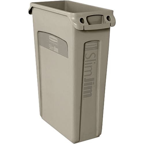 Contenants Slim Jim a/canaux de ventilation, Plastique, 23 gal. US Trail Hammer and Bolt