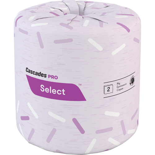 Papier hygi&eacute;nique Pro Select, 2 Pli, 500 Feuilles/Rouleu, Blanc Trail Hammer and Bolt