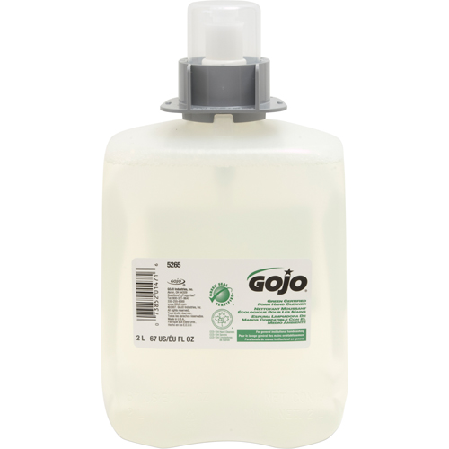 FMX-20 Green Certified Hand Soap, Foam, 2 L, Unscented Trail Hammer and Bolt
