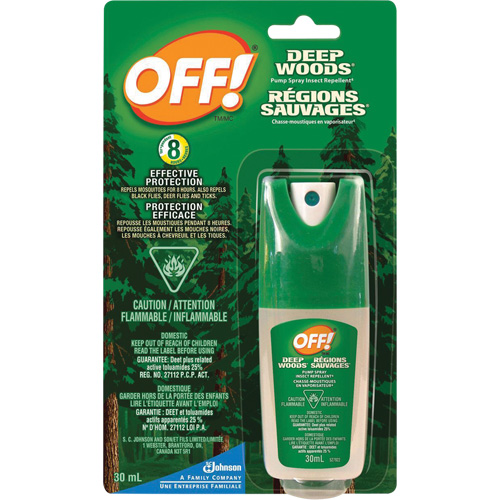 Insectifuge Off! R&eacute;gions sauvages, DEET &agrave; 25 %, Vaporisateur, 30 ml Trail Hammer and Bolt