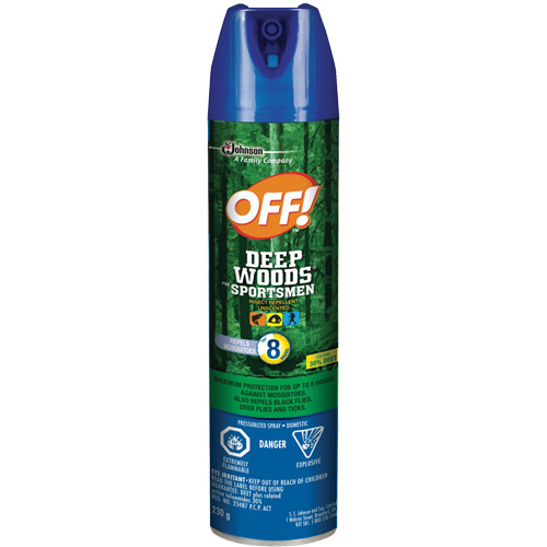 Insectifuge pour sportifs Off! R&eacute;gions sauvages, DEET &agrave; 30 %, A&eacute;rosol, 230 g Trail Hammer and Bolt