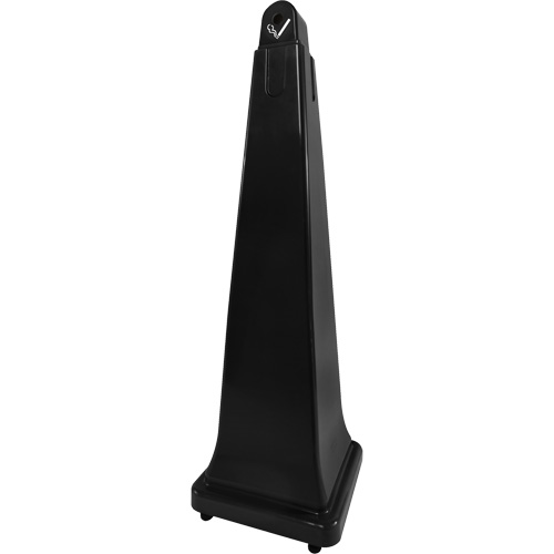 Groundskeeper Smoking Station, Free-Standing, Metal, 1 US gal. Capacity, 39-3/4" Height Trail Hammer and Bolt