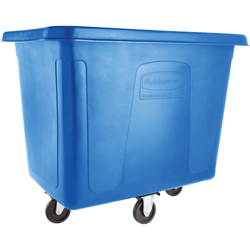 Chariot cubique, Plastique recycl&eacute; noir, 38" lo x 26" la x 28" h, Volume 8 pi³, Capacit&eacute; 300 lb Trail Hammer and Bolt