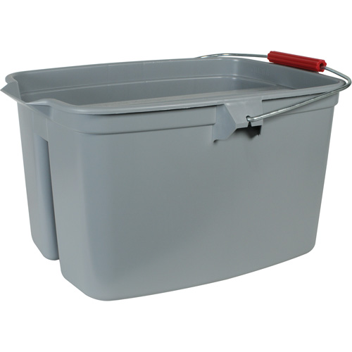 Seau &agrave; double usage, Capacit&eacute; de 5 gal. US (20 pintes), Gris Trail Hammer and Bolt