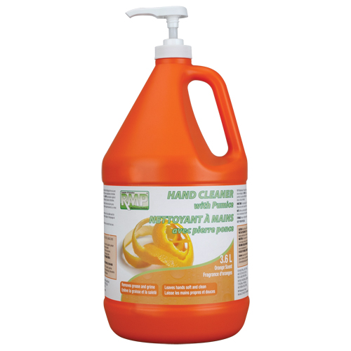 Orange Hand Cleaner, Pumice, 3.6 L, Jug, Orange Trail Hammer and Bolt