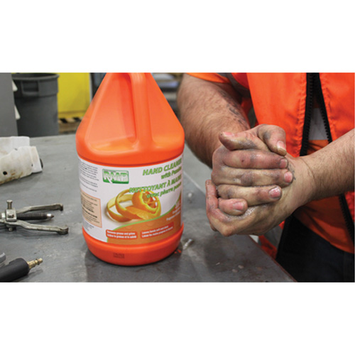 Orange Hand Cleaner, Pumice, 3.6 L, Jug, Orange Trail Hammer and Bolt