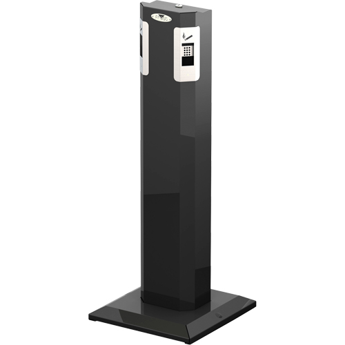 Pedestal Ashtray, Free-Standing, Metal, 1.6 US gal. Capacity, 41-1/2" Height Trail Hammer and Bolt