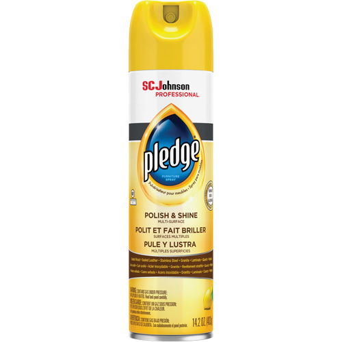 Poli &agrave; meubles Pledge au citron, 14,2 oz., Canette a&eacute;rosol Trail Hammer and Bolt