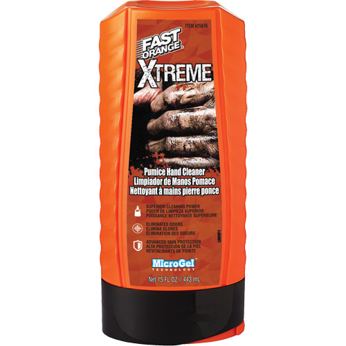 Nettoyant professionnel pour les mains Xtreme, Pierre ponce, 443 ml, Bouteille, Orange Trail Hammer and Bolt