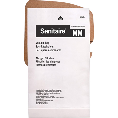 Sac d'aspirateur standard, 1 gal. US Trail Hammer and Bolt