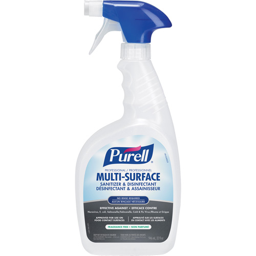 Professional Multi-Surface Sanitizer & Disinfectant, 946 ml, Trigger Bottle Trail Hammer and Bolt