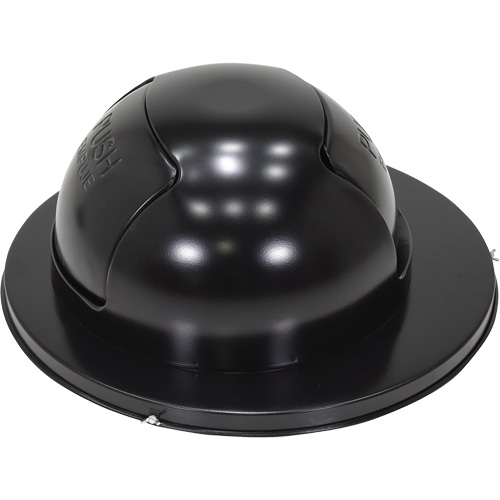 Drum Waste Disposal Top, Dome Lid, Metal, Fits Container Size: 23-1/2" Dia. Trail Hammer and Bolt
