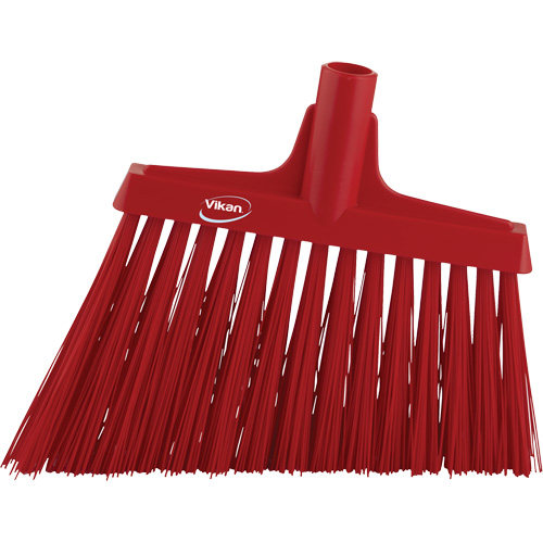 T&ecirc;te de balai oblique, Crins Extra-ferme, 12", Polyester, Rouge Trail Hammer and Bolt