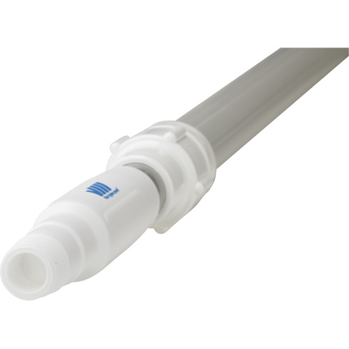 Handle, Broom/Scraper/Squeegee, White, Telescopic, 62" - 113" L Trail Hammer and Bolt